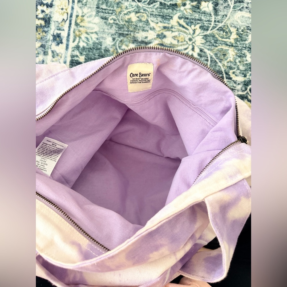Care Bears Lavender Tie-Dye Tote - Picture 3 of 3